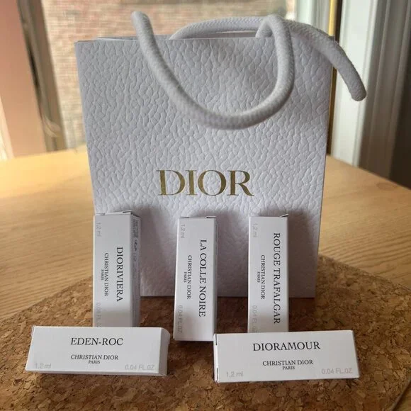 DIOR Dioriviera Eden-Roc Rouge Trafalgar Dioramour La Colle Noir Gift Bag Set - Picture 2 of 10